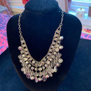 Erica Lyons Crystal Bib statement necklace